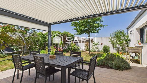 Maison plain-pied 133M2, 3 chambres, bureau, garage, jardin