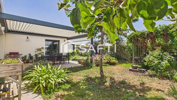 Maison plain-pied 133M2, 3 chambres, bureau, garage, jardin