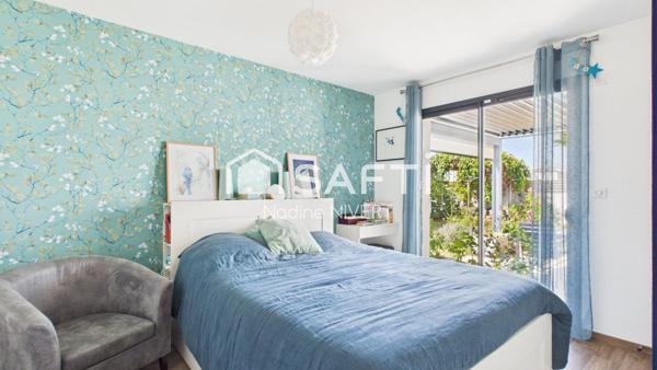 Maison plain-pied 133M2, 3 chambres, bureau, garage, jardin