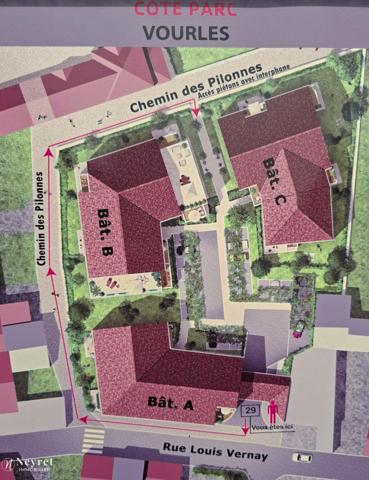 Coup de cœur assuré sur ce T3 en Rez-de-jardin de 57m² avec en sous-sol sécurisé :garage et place stationnemen