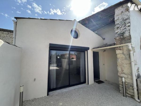 Montélimar, appartement de 56m2 hab en rdc avec cour privative.