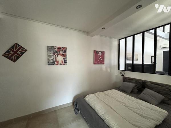 Montélimar, appartement de 56m2 hab en rdc avec cour privative.