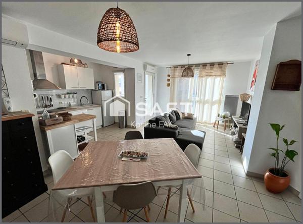 Coquet appartement 3 pièces avec terrasse - Canet plage centre