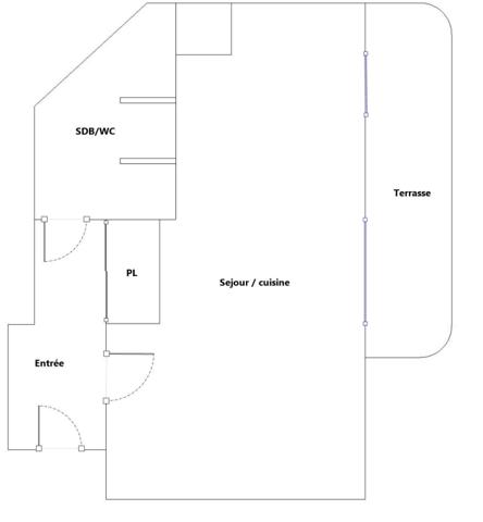 APPARTEMENT T1 - BALCON - CHARPENNES / REPUBLIQUE
