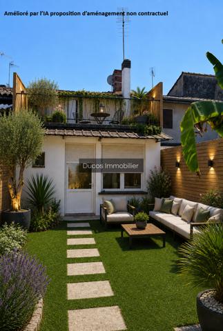 Maison plein centre ville de Marmande avec jardinet