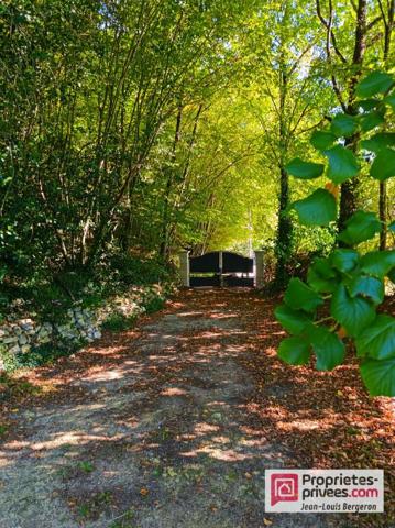 Maison de caractère avec bois et caves troglodytes