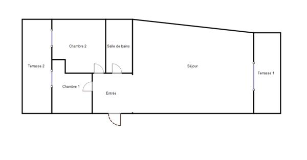 Appartement à vendre 3 pièces 60,7 m² Nice