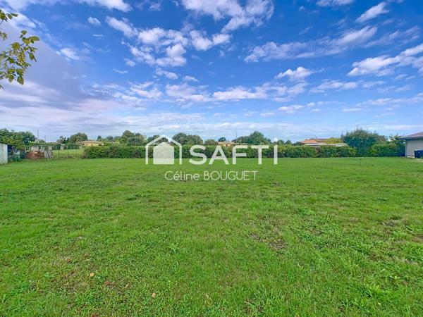 Magnifique terrain plat à bâtir