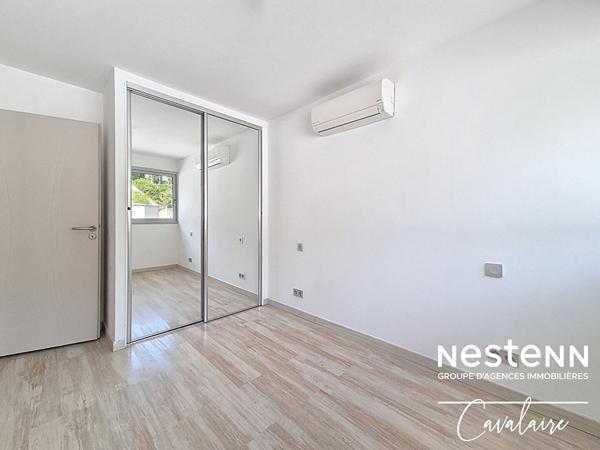 Appartement 3 pièces au calme au premier et dernier étage d'une copropriété intimiste avec stationnement et garage