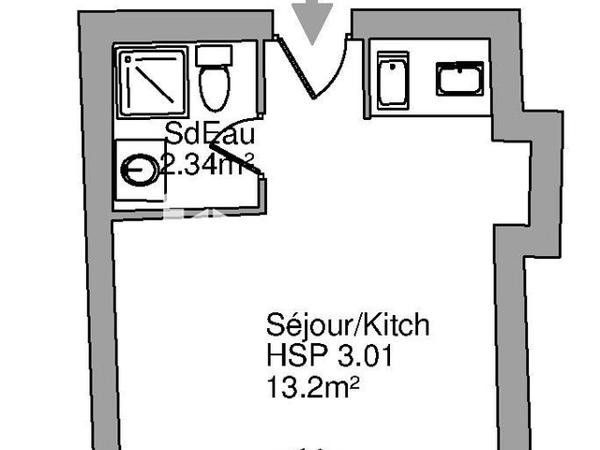 Location Studio meublé 15.54 m² - 4 PLACE DU CHATELET Orleans 45000