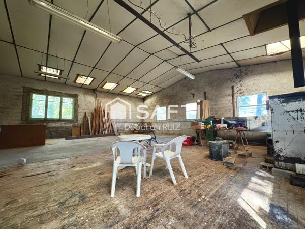 MAISON INDIVIDUELLE- SOUS-SOL TOTAL- ATELIER 230m2