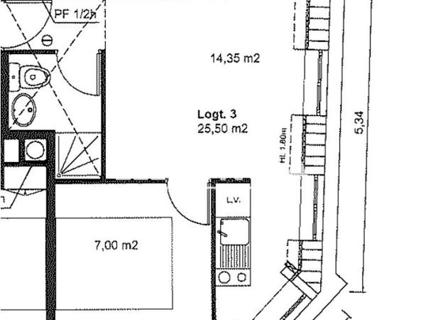 Location Studio meublé 25.5 m² - 25 RUE BLANCHEMAILLE PORTE 3 Roubaix 59100