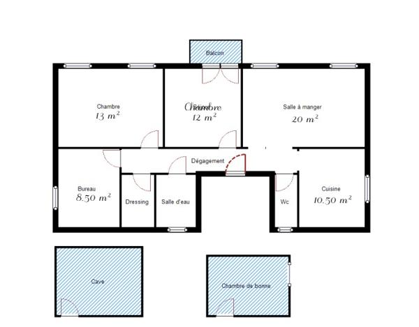 Appartement
         4 pièces
        - 77 m² Exclusivité 245 000 € *