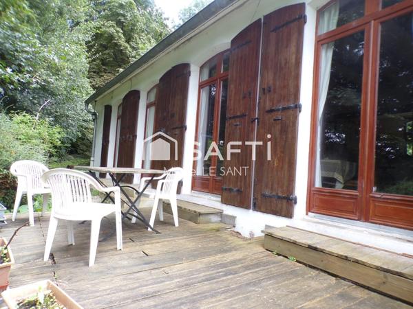 Vivable plain-pied et située dans un environnement verdoyant