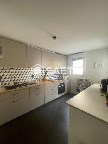 Duplex 90m2, terrasse 22m2, jardin,  garage et cave attenante