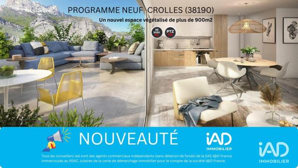 Appartement à vendre 2 pièces 49 m² Crolles