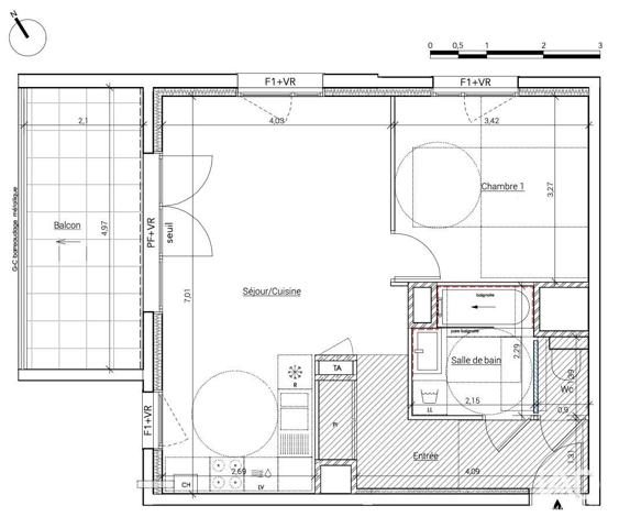 Appartement à vendre 2 pièces 49 m² Crolles