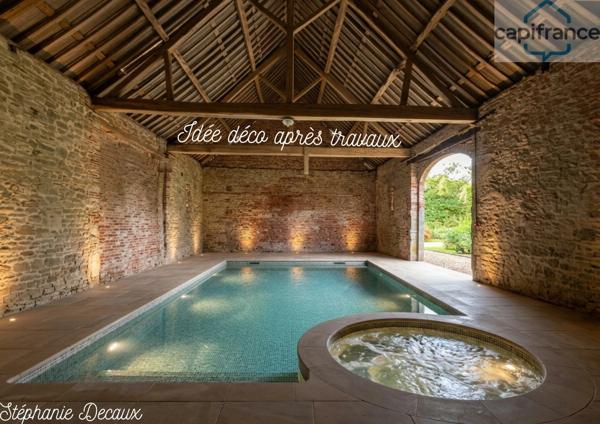 A VENDRE : MAISON DE MAÎTRE DE CHARME, 315 M², JARDIN ARBORÉ ET 5 DÉPENDANCES – 286 900 €