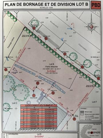 Terrain Paimboeuf 510 m2 , Paimboeuf Terrain Paimboeuf 510 m2 , Paimboeuf