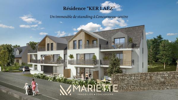 "KERLAEZ-03" Centre-ville - Type 3 de 64.15 m² , Concarneau