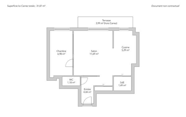 Appartement Paris 18e - MARCADET / LAMARCK-CAULAINCOURT