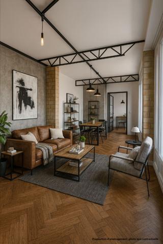 À vendre à Longjumeau : En centre ville, Appartement lumineux de 3 pièces à Longjumeau - balcon -parking - rangements