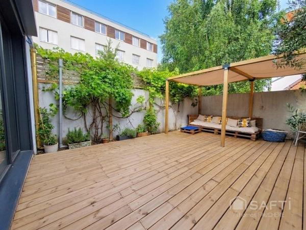 Le Perreux : Duplex esprit maison 58m² + jardin