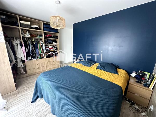 Maison plain pied, 4 chambres, garage, jardin clos