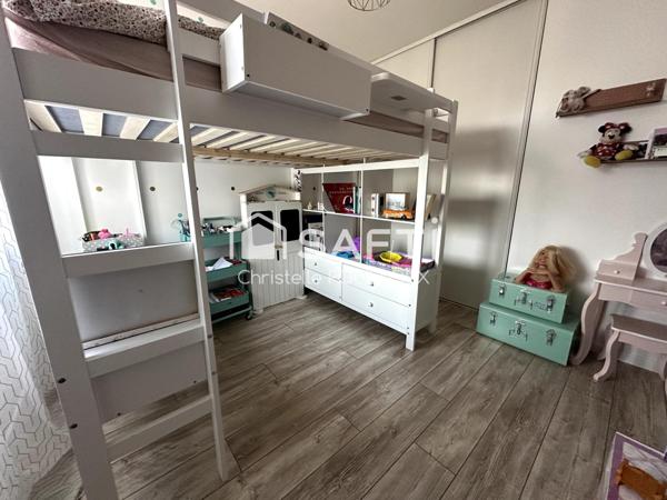 Maison plain pied, 4 chambres, garage, jardin clos