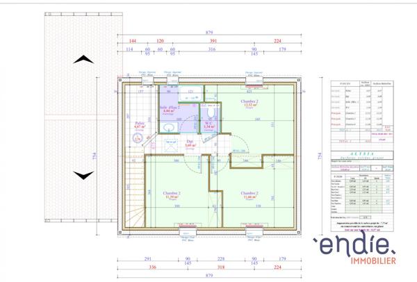 EXCLUSIVITÉ - MAISON RÉCENTE  (2021) - DPE A - 120 M2 - 4 CHAMBRES - 2 SALLES D’EAU - 2 WC - TERRAIN 435 M2