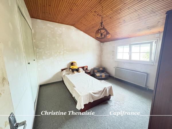 Maison à vendre 4 chambres dont 2 de plain-pied + 2 salles d'eau + 2 wc + Garage - Terrain piscinable SAINT HILAIRE DE RIEZ (85)