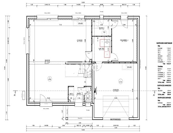 Maison 6 pièces - 120 m²