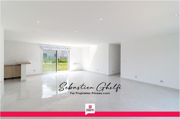 maison de plain-pied avec 3 chambres-cellier-garage-jardin