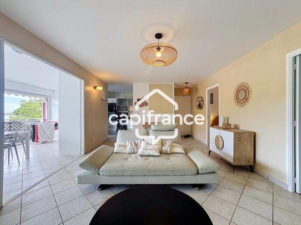 LE GOSIER – BAS-DU-FORT | T3 MEUBLÉ VUE MER – 67 M² + TERRASSE 22 M²
