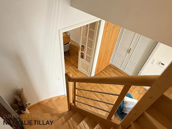 Orleans recouvrance, appartement duplex avec terrasse, 2 chambres, Cave.