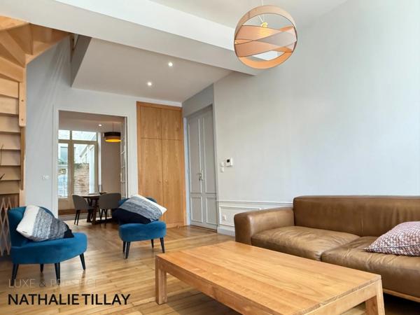 Orleans recouvrance, appartement duplex avec terrasse, 2 chambres, Cave.