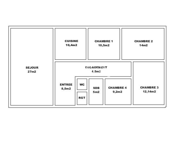 Maison 5 pièces - 105 m²