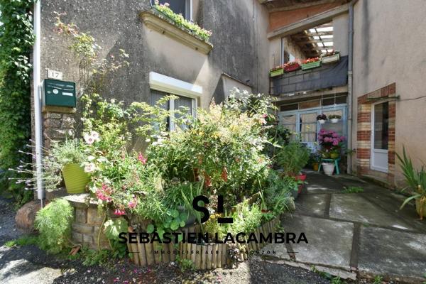 Le Fraysse (81430) Grande maison de village 5 pièces avec terrasse, garage et terrain boisé – Le Fraysse, proche Alban