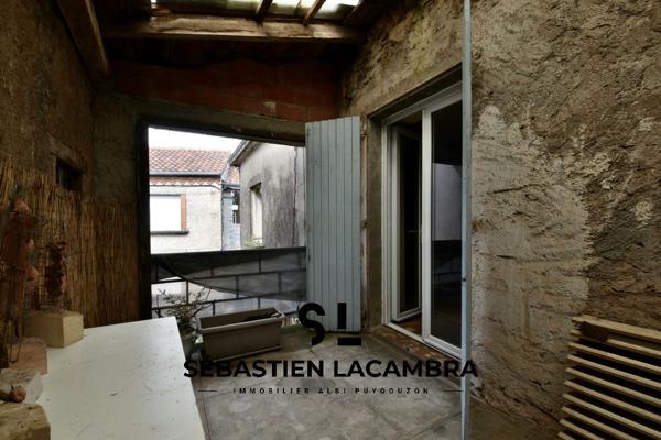 Le Fraysse (81430) Grande maison de village 5 pièces avec terrasse, garage et terrain boisé – Le Fraysse, proche Alban