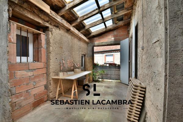 Le Fraysse (81430) Grande maison de village 5 pièces avec terrasse, garage et terrain boisé – Le Fraysse, proche Alban