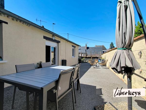 Maison de ville clé en main, 4 chambres, jardin et garage en centre de CONCHES EN OUCHE