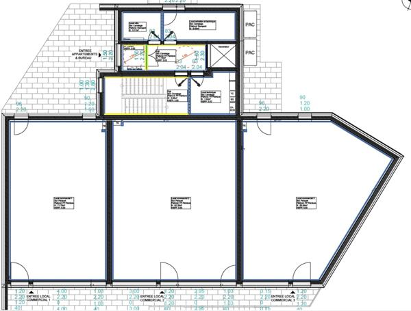 ''LES BUREAUX ET LOGEMENTS DE FERDINAND'' BRIANCON CENTRE VILLE LOCAL COMMERCIAL 2