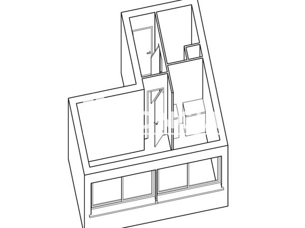 Location Studio 25.33 m² - RUE SALVADOR ALLENDE Talence 33400