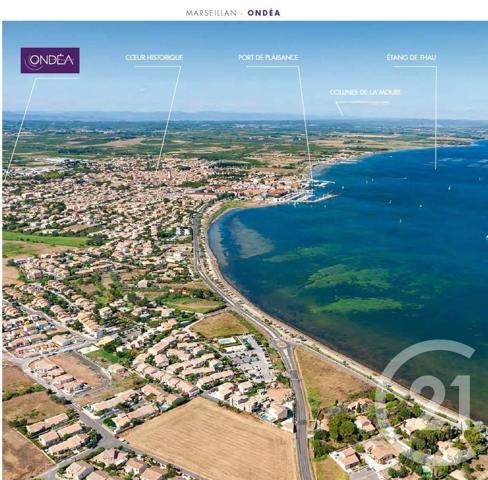 Appartement T2 à vendre  2 pièces - 47,84 m2 MARSEILLAN - 34