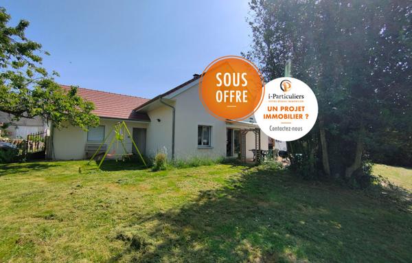 Charmante maison 8 pièces 151m2 (121m2 carrez) sur jardin clos de 800m2 avec garage, grenier et terrasse