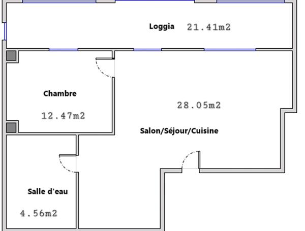 Appartement à vendre 2 pièces 45 m² Cannes