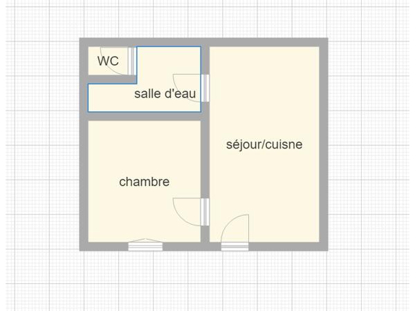 Appartement 2 pièces - 28 m²
