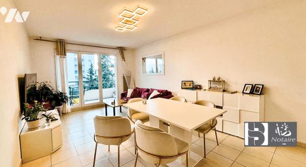 Antibes, 3 pièces avec terrasse et double garage, 4e étage, secteur recherché, DPE B