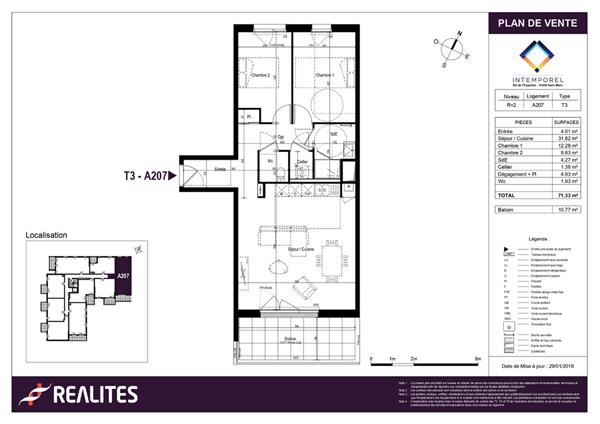 Appartement 3 Pièces - 3 rue de la Balue SAINT-MALO,  
Saint malo 35400