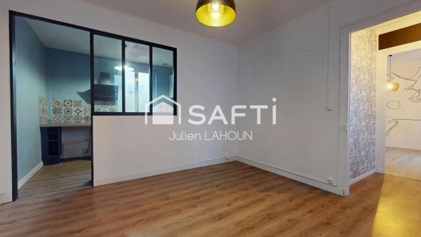 Charmante maison de ville avec 2 chambres et cours